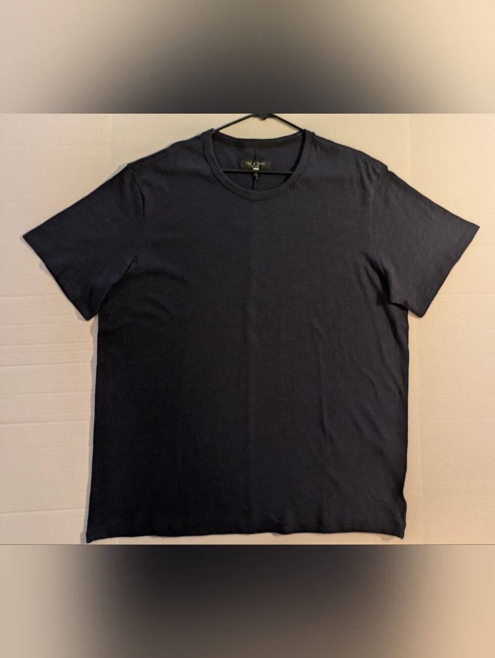 rag & bone Navy Short-Sleeve Crewneck T-Shirt- XXL (NWOT)